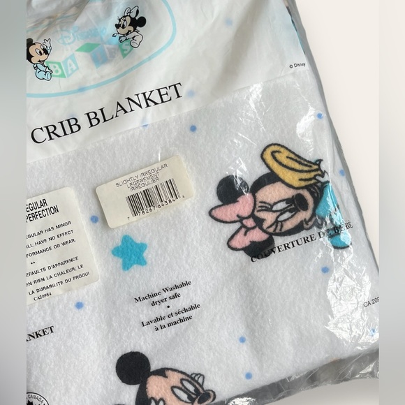 Vintage Disney Babies Crib Blanket - Picture 2 of 2